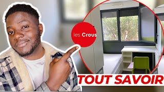 TOUT SAVOIR SUR LES LOGEMENTS ETUDIANTS DU CROUS EN 2024  visite studios de 9m2 avnts et incnvts [upl. by Amick]