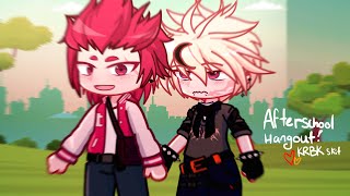 Afterschool Hangout  KiriBaku skit❤️🧡  Punk x Jock AU [upl. by Inava]