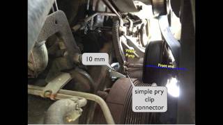 Camshaft Position Sensor 73 powerstroke Location and Install [upl. by Cyprio]