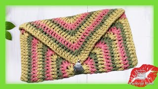 💝Cartera FIESTA a crochet💋 Fácil de tejer🧶 [upl. by Avery789]