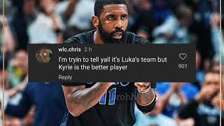 Lebron and celebrities reaction to Kyrie Irving and mavs winning game 6 vs clippers [upl. by Dani]