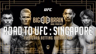 Big Brain MMA Podcast 91  Road to UFC Singapore  BigSteve  Big Bird [upl. by Sajet]