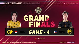 Game  4 ONIC vs AP BREN M5 World Championship [upl. by Grath245]