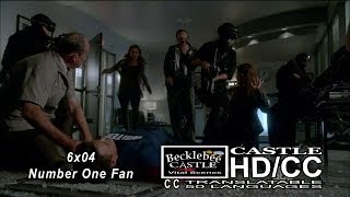 Castle 6x04 quotNumber One Fanquot Castle is Shot  Cheeseburgers as Code Word for Help HDCC [upl. by Atilol]