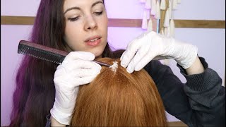 ASMR Satisfying Dandruff Removal amp Scalp Treatment😌 [upl. by Sinnal]