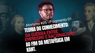 Teoria do conhecimento  da guerra entre empirismo e racionalismo ao fim da metafísica em Kant [upl. by Mordy]