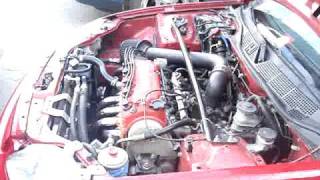 Civic D16Y7 with a rod knock blown engine [upl. by Lenoel]