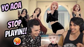 AOA  사뿐사뿐Like a Cat Music Video Reaction [upl. by Uranie]