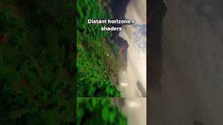 Mods are distant horizons  bliss shaders  Terralith  tectonic🤯 minecraft short [upl. by Ecirtel]