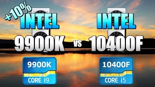 9900K vs 10400F  2060S CSGO Fortnite PUBG GTAV Overwatch [upl. by Enivid164]