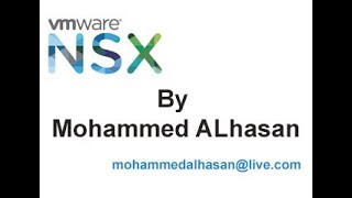 1 SDN VMware NSX Arabic Introduction By Mohammed Alhasan [upl. by Ytoc]