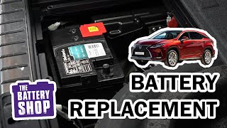 Lexus RX450h 2020  New 12Volt Battery Install [upl. by Assenav185]