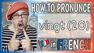 quotvingt 20quot Natural FRENCH Pronunciation │ How to say quottwenty 20quot in French【Word 20 Number 20】 [upl. by Tansey]