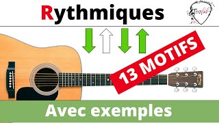 13 Rythmes Guitare et Ukulele avec exemples Tuto guitare Facile Terafab [upl. by Ona]