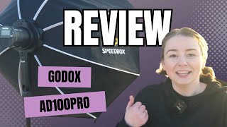 Godox Ad100Pro Review as a Maternity Photographer [upl. by Kciredec]