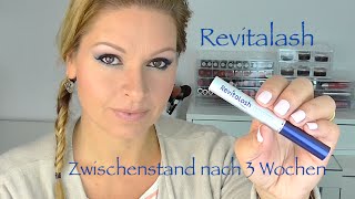 REVITALASH Zwischenstand nach 3 Wochen Wimpernserum TEST 2 [upl. by Ativla]