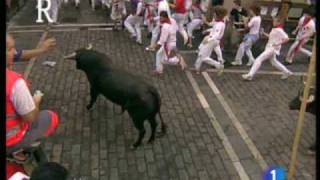 Séptimo encierro de San Fermín 2009 [upl. by Adhamh]