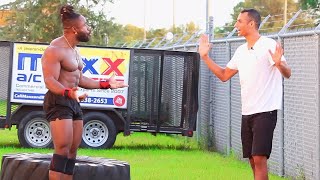 SAVAGESHAWN VS BODYBUILDER ALL PRANK COMPILATIONS [upl. by Hsaniva]