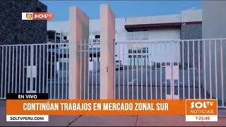 Cajamarca continúan trabajos en mercado zonal sur [upl. by Ylenaj]