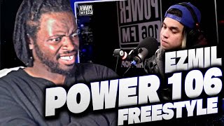 FIRST TIME HEARING  Ez Mil POWER 106 Freestyle  ON THE 8TH FLOOR  REACTION [upl. by Najed]