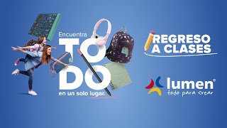 ¡Regreso a clases con Papelería Lumen Variedad y calidad en útiles escolares Compra en línea Lumen [upl. by Ajar]