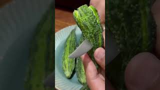 Karela fry cookingtips cookingtips kitchentips food cookinghacks recipe [upl. by Auohc]