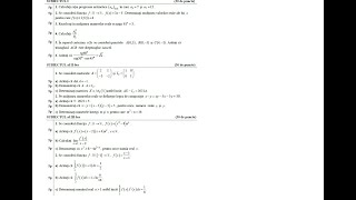 Teste de Antrenament 2021  Bacalaureat Tehnologic  Test 1 [upl. by Alimrahs]