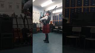 Alexander Townsley 12 year old George Watsons College Solo Urla bagpipe competition 1st place [upl. by Edlin]