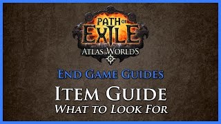 Path of Exile Item Guide [upl. by Redman]