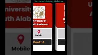 Top Universities of Alabama shorts bestuniversities alabama [upl. by Sioled]