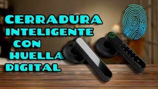 Como Configurar Cerradura Inteligente Huella Digital  Chapa inteligente [upl. by Aicena882]