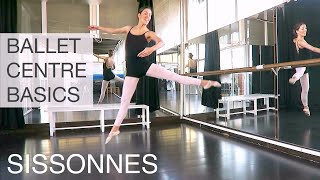 Assemblé  Sissonne Fermé ballet class tutorial beginner [upl. by Harlene398]