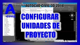 CONFIGURACIÓN DE SISTEMA DE REFERENCIA│TUTORIAL AUTOCAD CIVIL 3D 2018 [upl. by Gerry661]