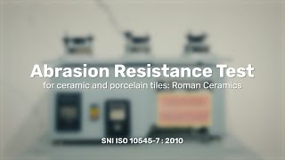 ROMAN  Abrasion Resistance Test [upl. by Beitz434]