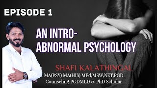 Abnormal psychology shafi kalathingal [upl. by Vesta601]