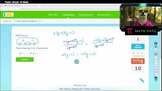 Grade 10 Tutorial  Rational equations [upl. by Yeclehc802]