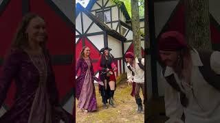 The Georgia Ren Fest last year 🫶🏻 pirate birate renaissancefestival renfaire cosplay [upl. by Sekoorb283]