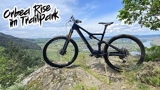 Orbea Rise im Trailpark  reicht mir dieses Light EMTB [upl. by Teillo]