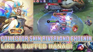 Hanabi Collector Skin Riverland Phoenix  Like a Buffed Hahanbi  Hanabi Gameplay  Top Global [upl. by Aidni]