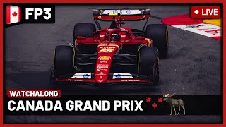 F1 Live Canada GP Free Practice 3  Watchalong  Live Timings  Commentary [upl. by Weslee]