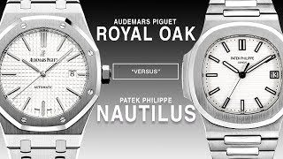 PATEK PHILIPPE vs AUDEMARS PIGUET NAUTILUS vs ROYAL OAK 5711 vs 15400 [upl. by Neitsirhc]