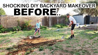 Unbelievable DIY BACKYARD BEFORE amp AFTER Transformation [upl. by Ailimac]