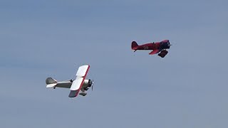 Shuttleworth Festival of Flight 2024 TravelAir Mystery Ship and D4000 [upl. by Ynohtnaeoj436]