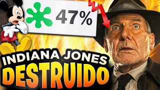 🔥 Indiana Jones de Disney fue BRUTALMENTE DESTRUIDO en Rotten Tomatoes 🤑 BASURA PROGRE DE DISNEY [upl. by Tremain]