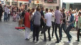 Man dancing in Liverpool crowd join in [upl. by Eicarg848]