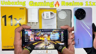 Realme 11x 5g unboxing and gaming all features dimensity 6100 chipset [upl. by Kane]