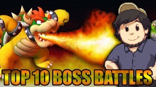 Top 10 Boss Battles  JonTron [upl. by Sherj625]