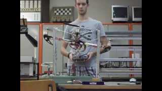 Quadrotor RST Robust Control  1 Roll test [upl. by Ibbetson]