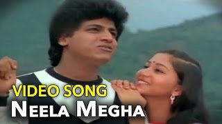 Sivarajkumar amp Sudharani  Neela Megha Video Song  Anand Movie [upl. by Ebonee]