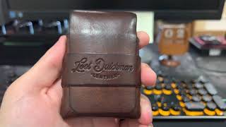 The Finnigan Wallet 6month Update lostdutchmanleather [upl. by Nairod]